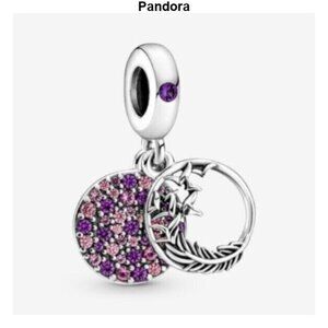 Pandora Pav?? Feather Dangle Charm